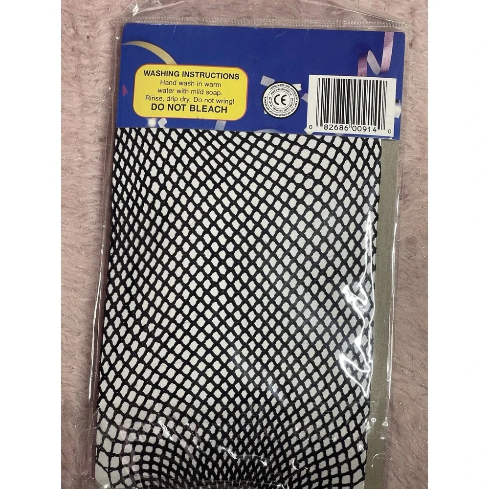 Rubies Lil Tights Black‎ Fishnet  Child Size  Large 70-100lbs